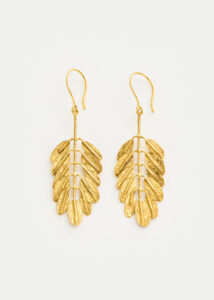 18kt Gold Vermeil PSTM Afghanistan Small Bumi Earrings