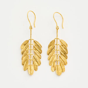 18kt Gold Vermeil PSTM Afghanistan Small Bumi Earrings