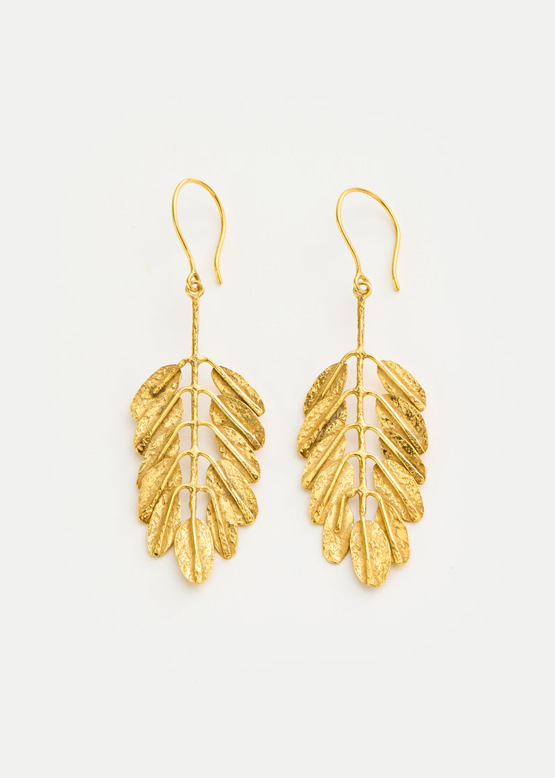 18kt Gold Vermeil PSTM Afghanistan Small Bumi Earrings