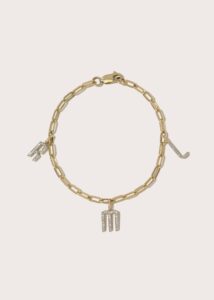 Diamond Charm Bracelet