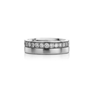 White Gold & Diamonds Wedding Ring for Her