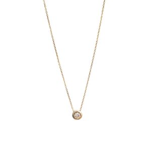 Yellow Gold Necklace with Diamond