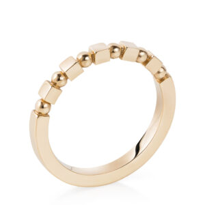Single Ball & Cube Wedding/Eternity Band