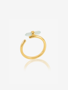 Tranquility Amazonite T-Bar Adjustable Ring