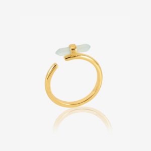 Tranquility Amazonite T-Bar Adjustable Ring