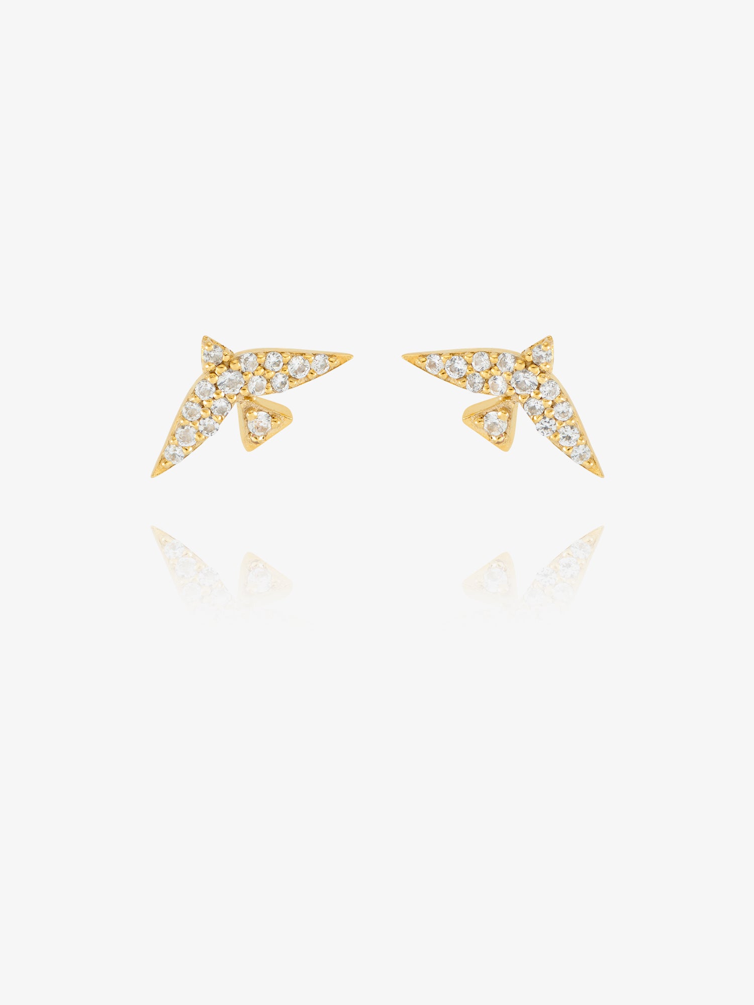 Dreamer Pave Bird Stud Earrings