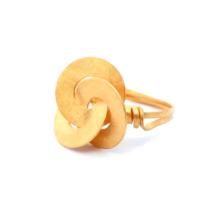 Galio 18ct Yellow Gold Knot Ring