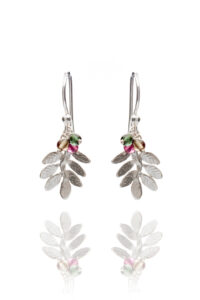 Leaf On Hook Earrings