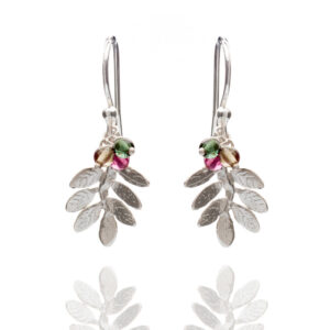 Leaf On Hook Earrings