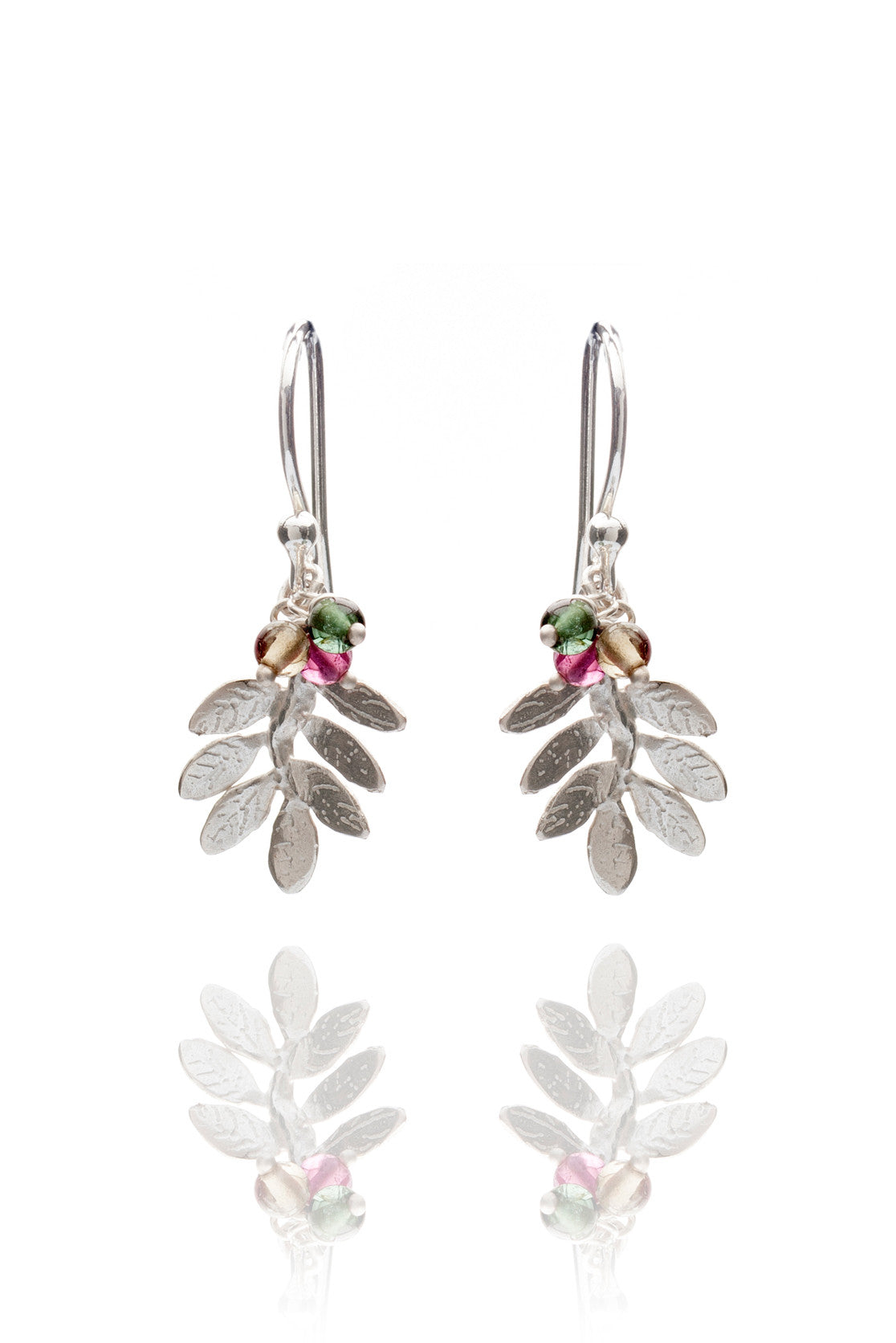 Leaf On Hook Earrings