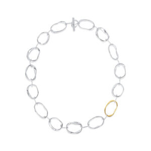 Glimmerings Silver and Gold Necklet