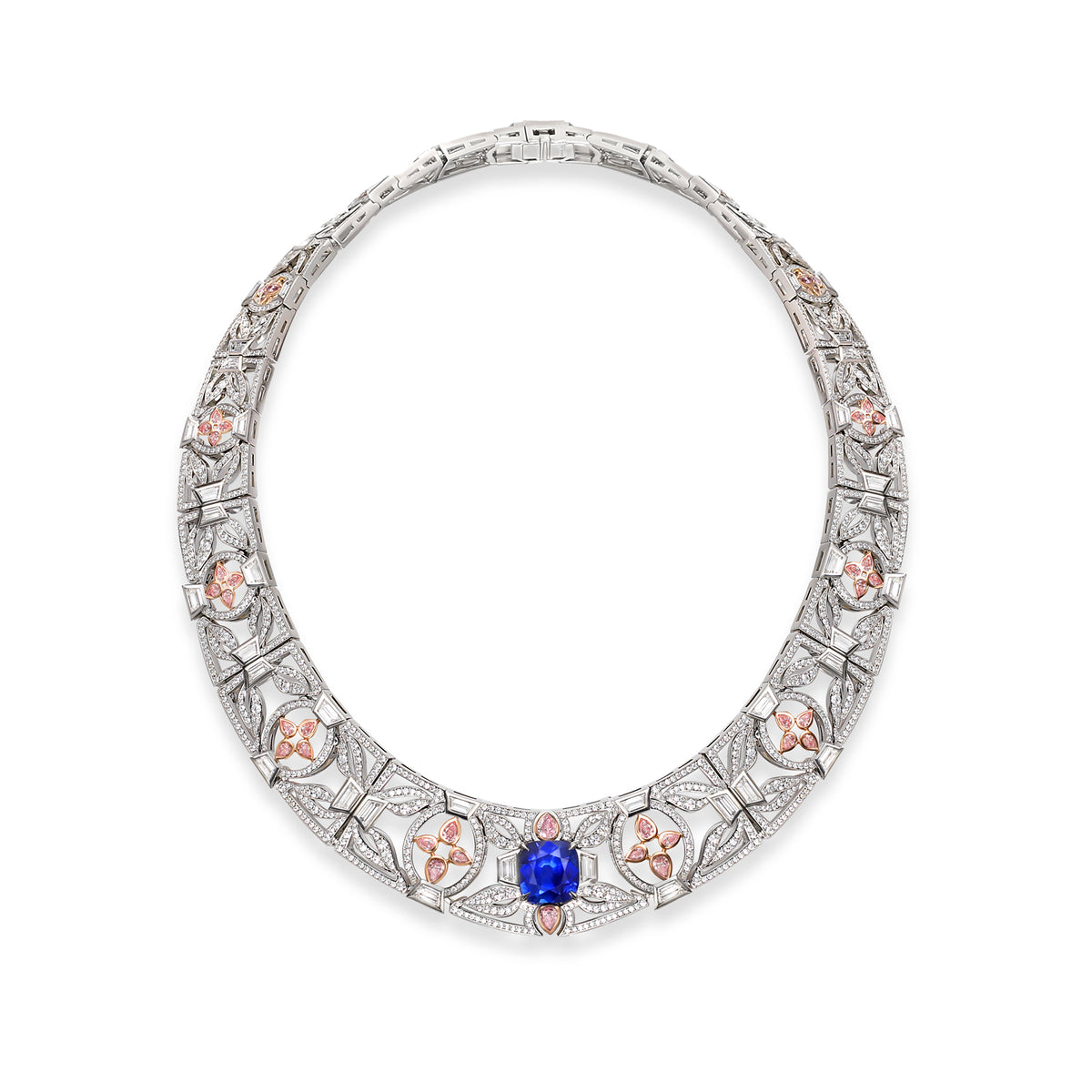 The Palace Collection Royal Porcelain Sapphire Collar