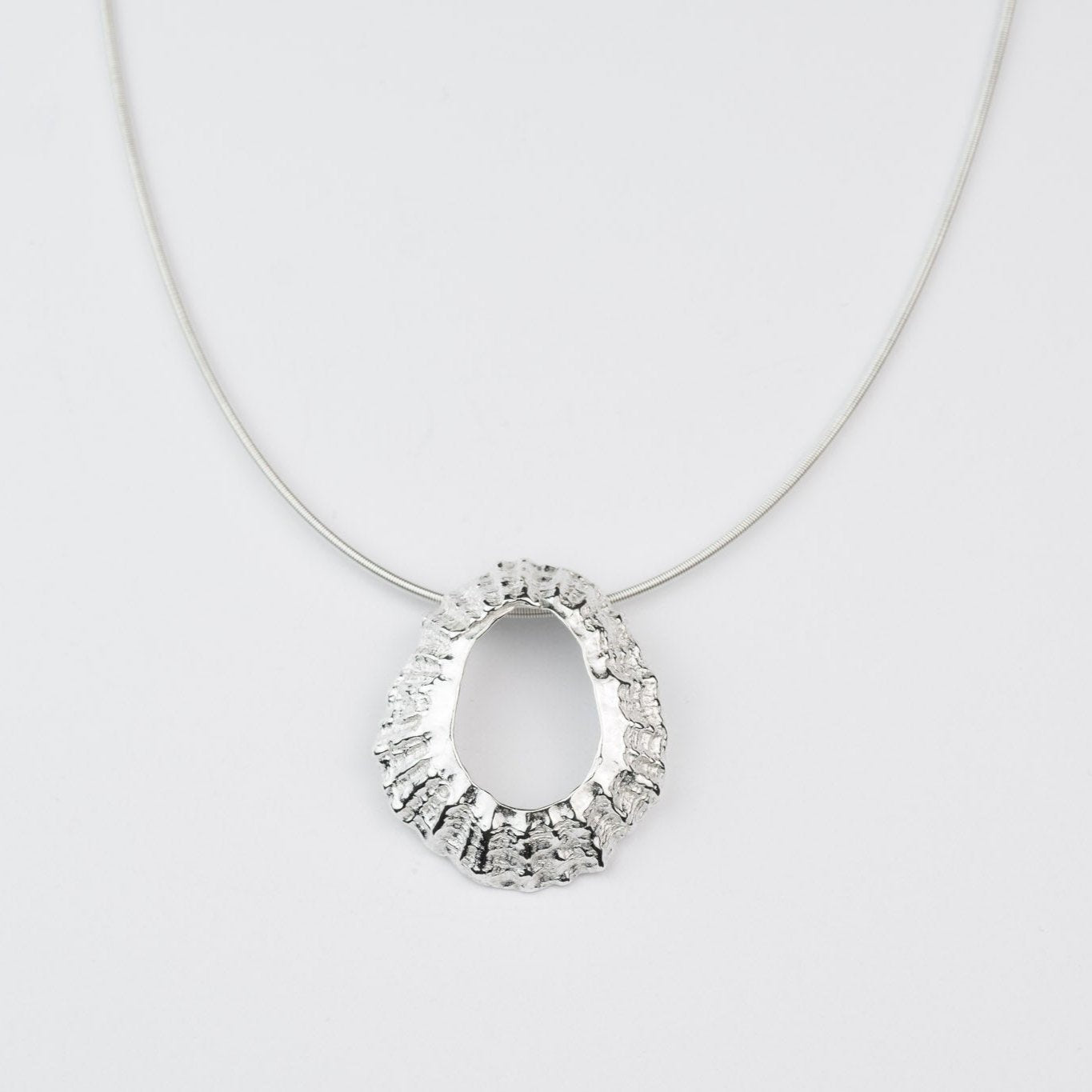 Silver Limpet Shell Necklet