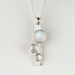 Snowdrift Moonstone Nebula Pendant