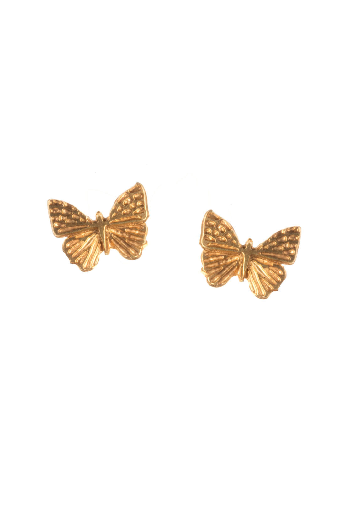 Gold Butterfly Earrings