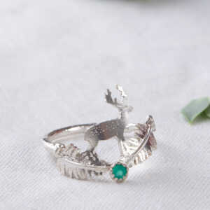 Stag and Fern Ring