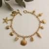 Seashell Charm Bracelet