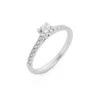 Andromeda Diamond Crowned Arc Ring in Platinum