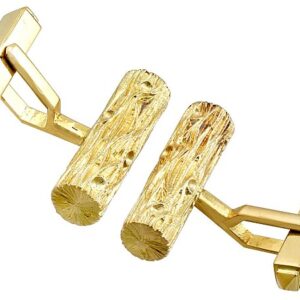 Cufflinks in 18ct Yellow Gold - Vintage German Circa 1960