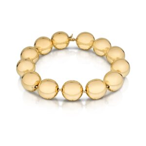 Gold Ball Bead Bracelet