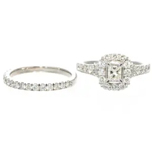 Platinum Diamond Cluster Ring by Neil Lane