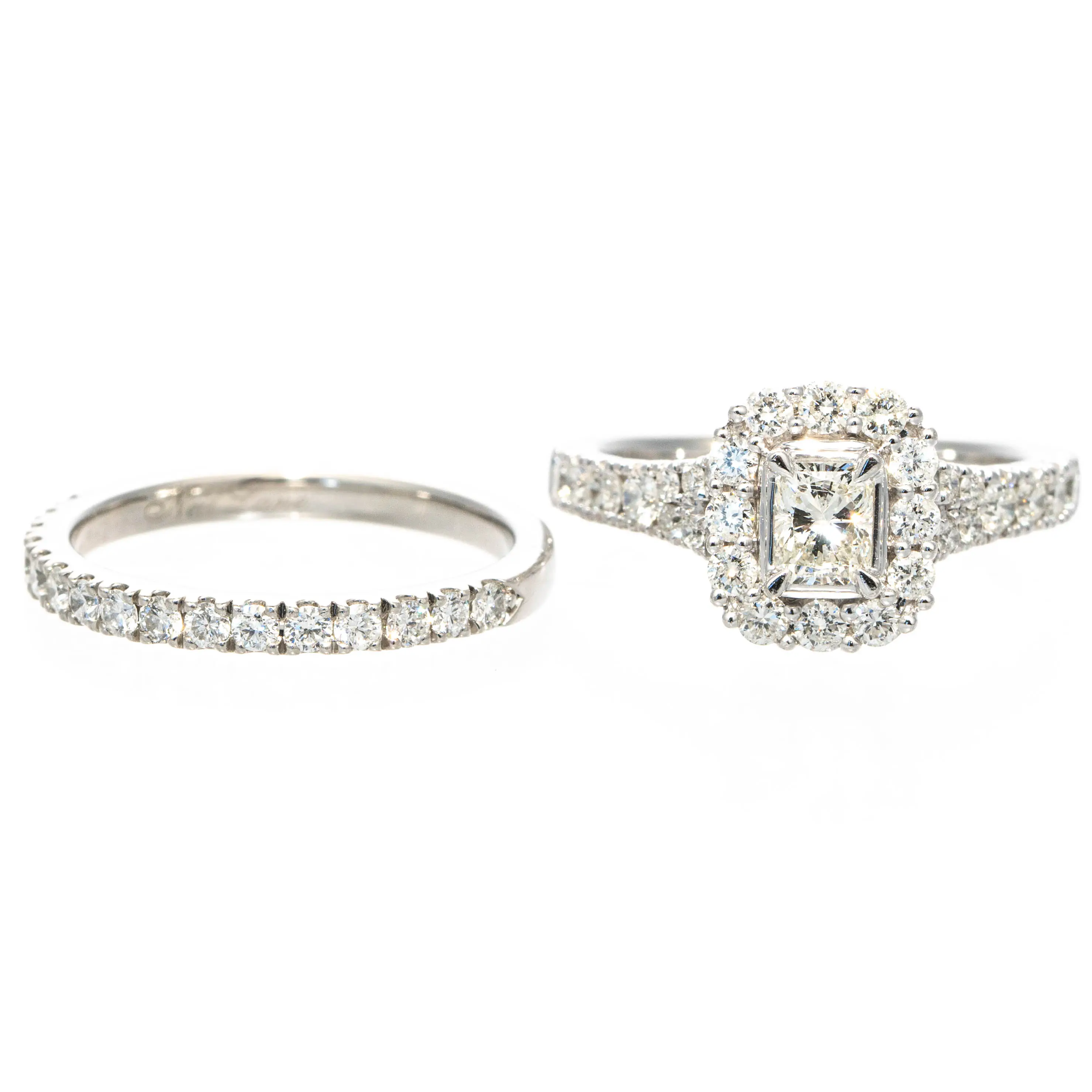 Platinum Diamond Cluster Ring by Neil Lane - Image 4