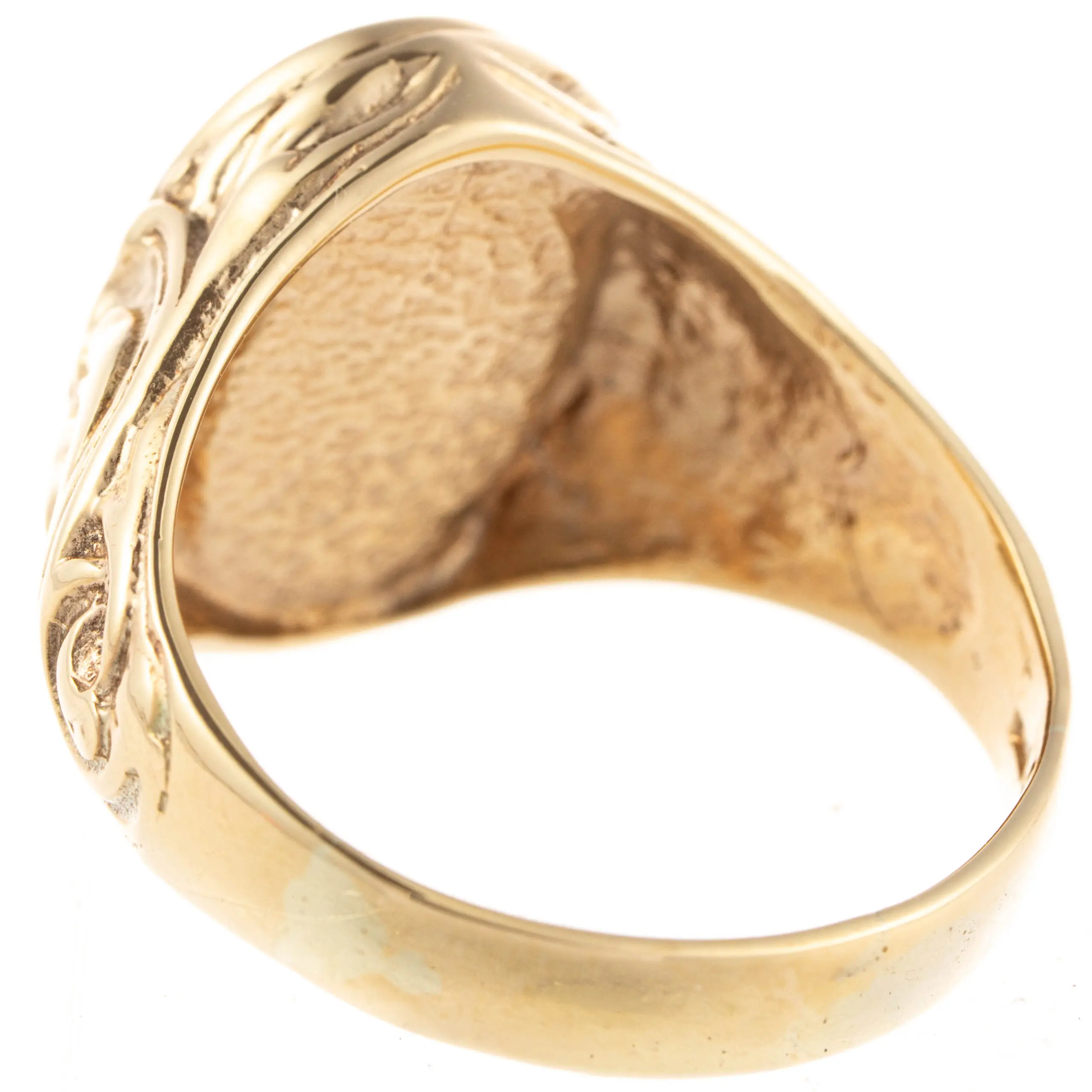 9ct Gold Gentlemans Onyx Signet Ring - Image 3