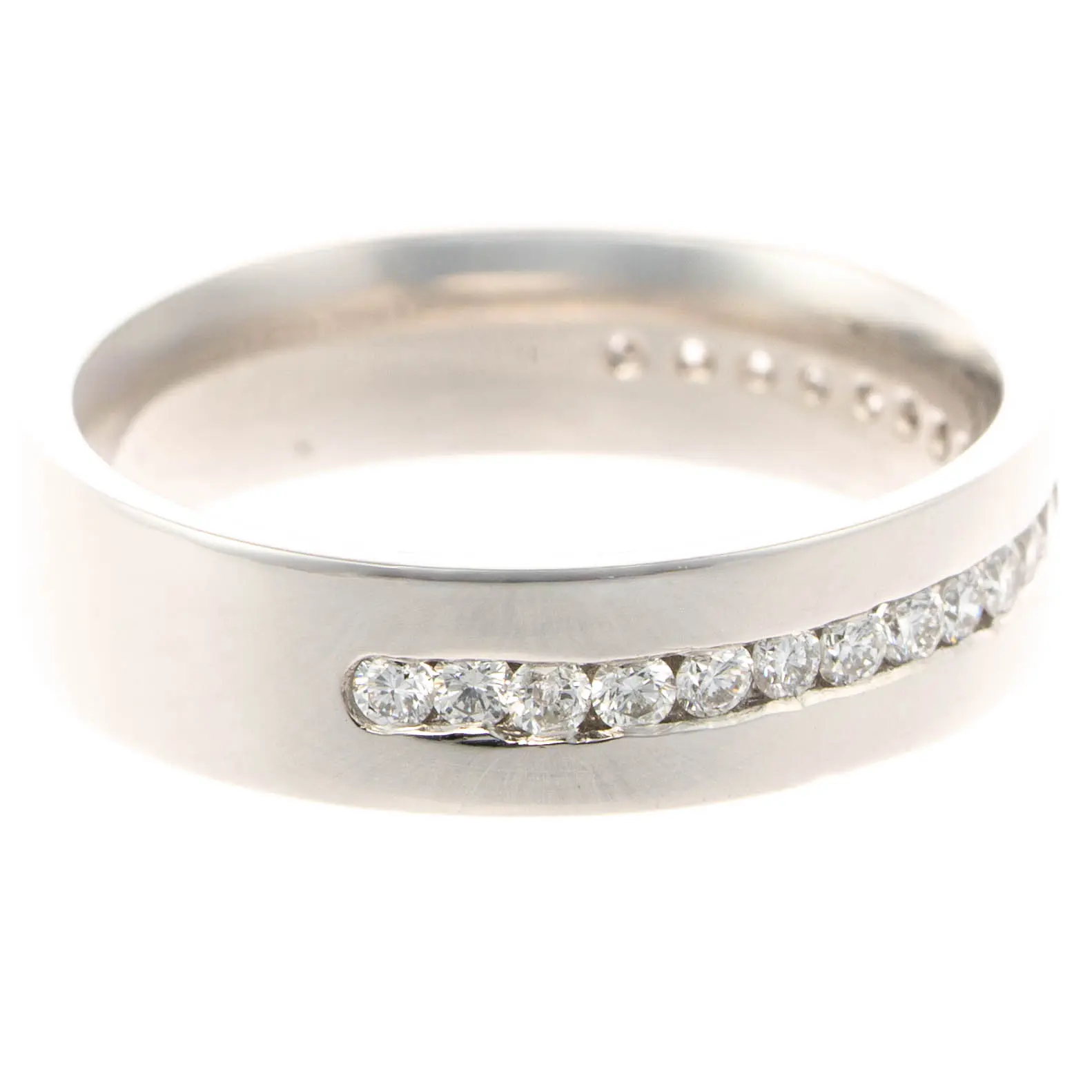 Platinum Diamond Wedding Ring - Image 3