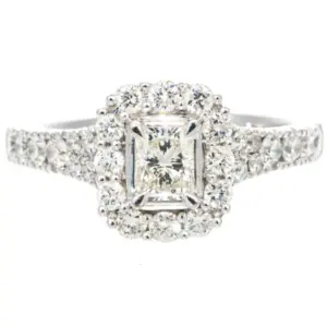 Platinum Diamond Cluster Ring by Neil Lane