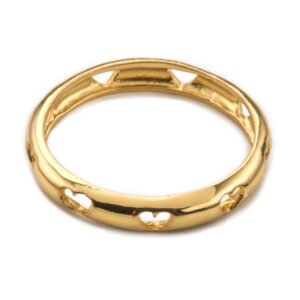 Gold Plated Heart Design Ring