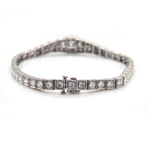 Art Deco Diamond and Sapphire Bracelet, Circa 1920s