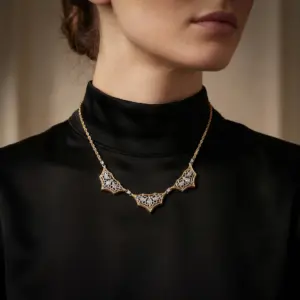 Vintage Buccellati 18 ct Gold Diamond Necklace