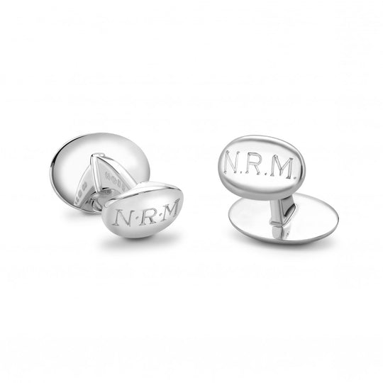 Sterling Silver Fancy Red Star Enamel Cufflinks - Image 2