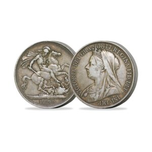The Queen Victoria Old Head Silver Crown