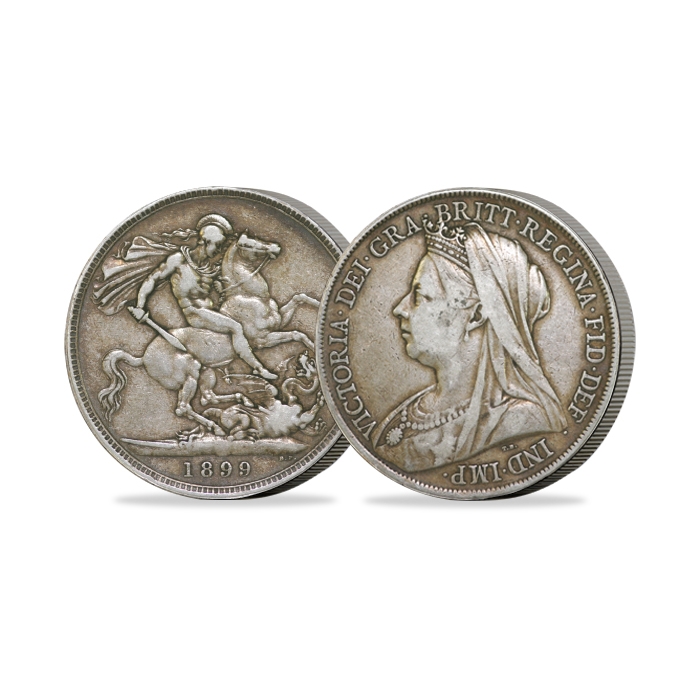 The Queen Victoria Old Head Silver Crown - Image 3