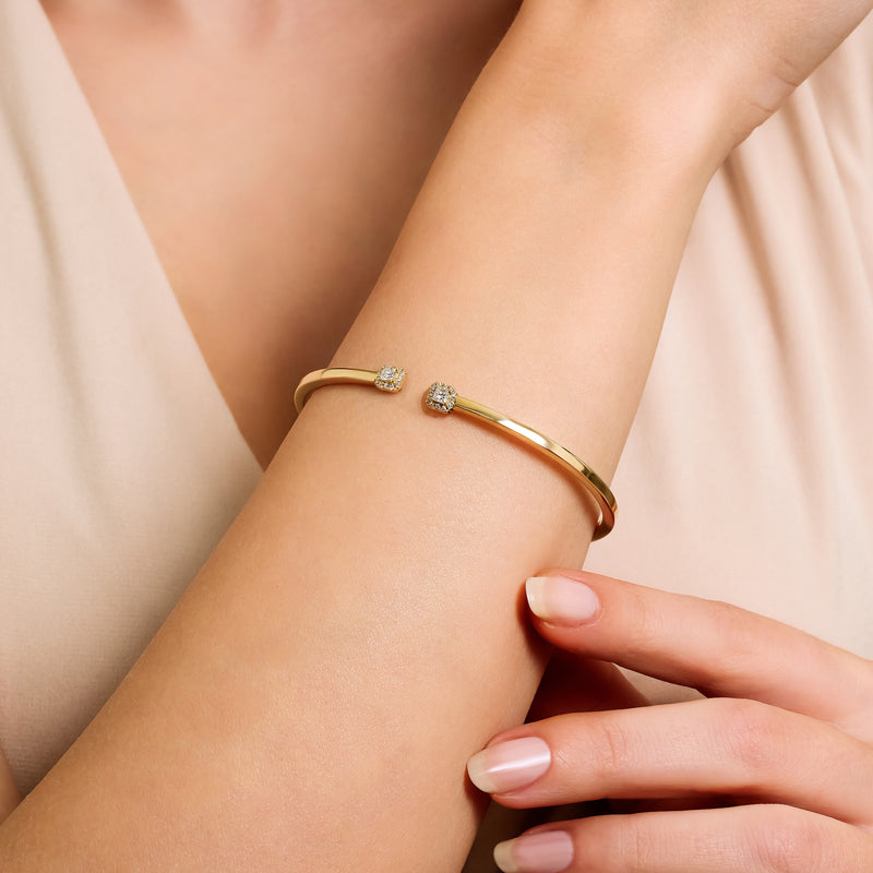 Fortuna Bangle - Emeralds - Image 2