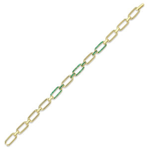 Ekta Bracelet - Emeralds