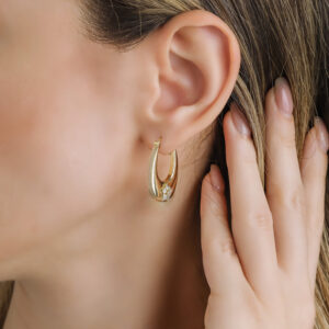 Fleur Large Hoops