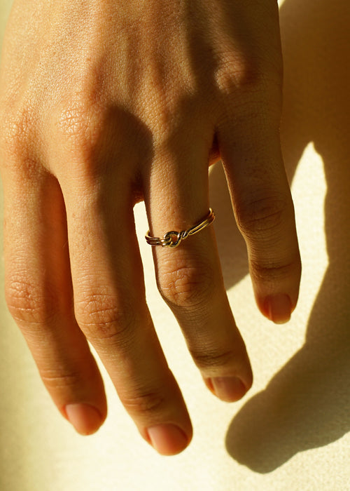 Locked Twisted Thread Ring - Image 2