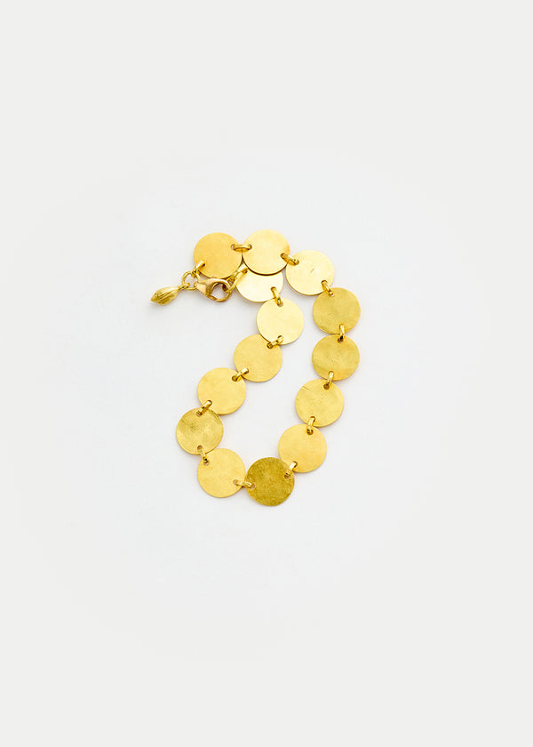 18kt Gold Cusco Circle Bracelet - Image 2