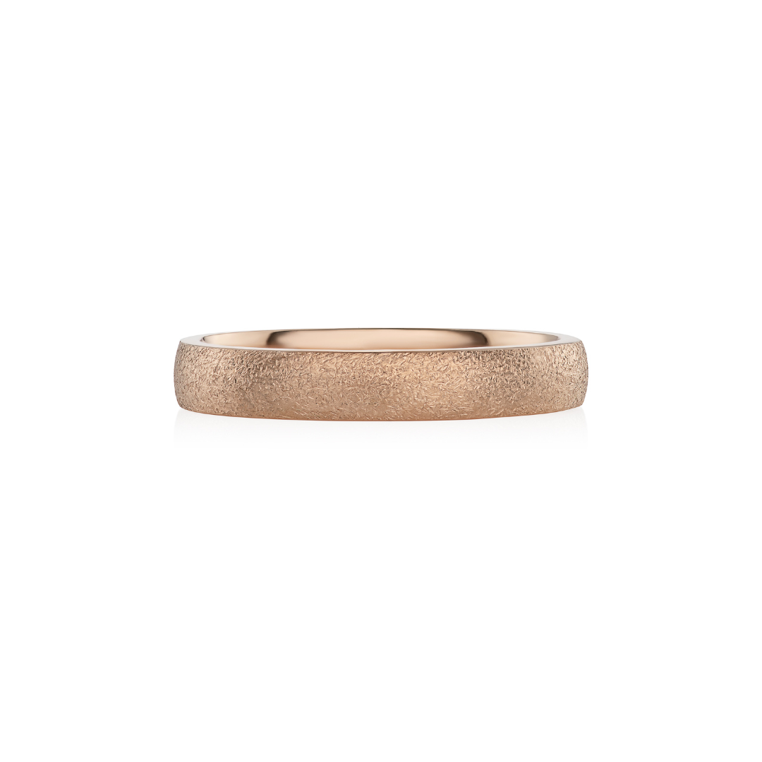 Rose Gold Wedding Ring for Him - Image 2