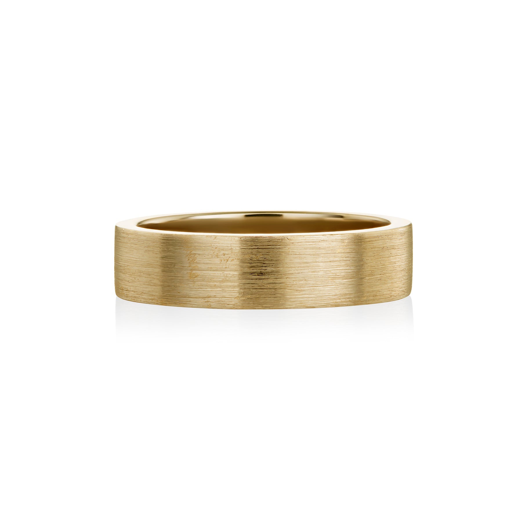 Yellow Gold Wedding Ring for Him - Image 2