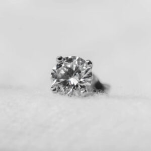 Athena - Round Lab Grown Diamond Stud Earrings