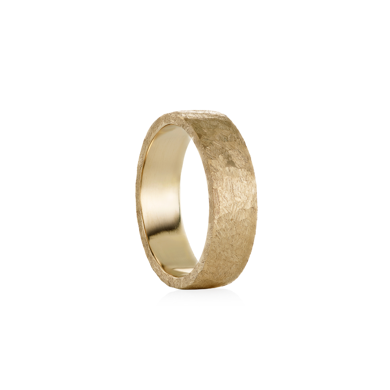 Yellow Gold Light Weight Wedding Ring for Him - Image 2