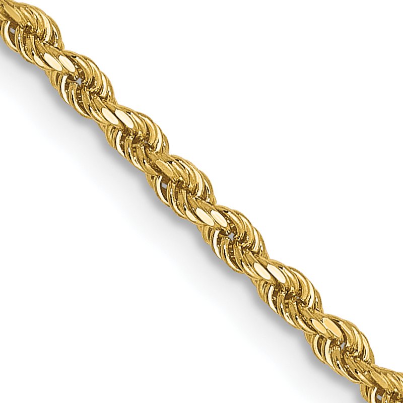 Leslie's 14K 1.75mm Diamond-Cut Rope Chain - Image 2