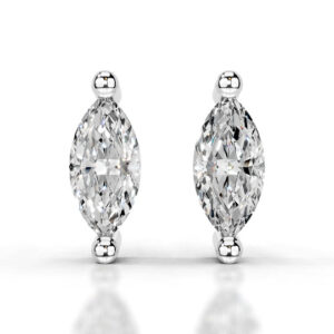 Willow - Marquise Lab Grown Diamond Stud Earrings