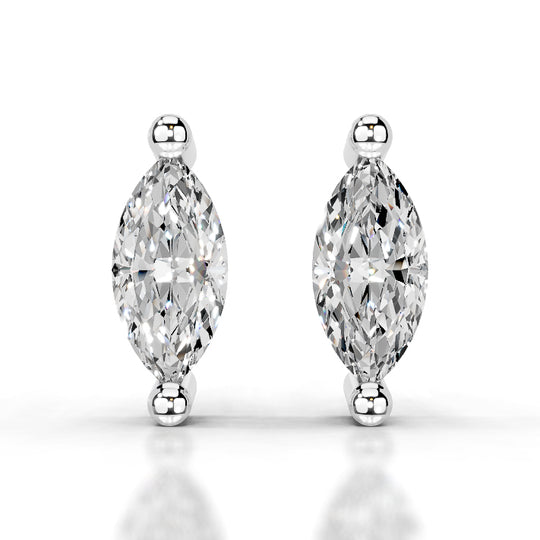 Willow - Marquise Lab Grown Diamond Stud Earrings - Image 4