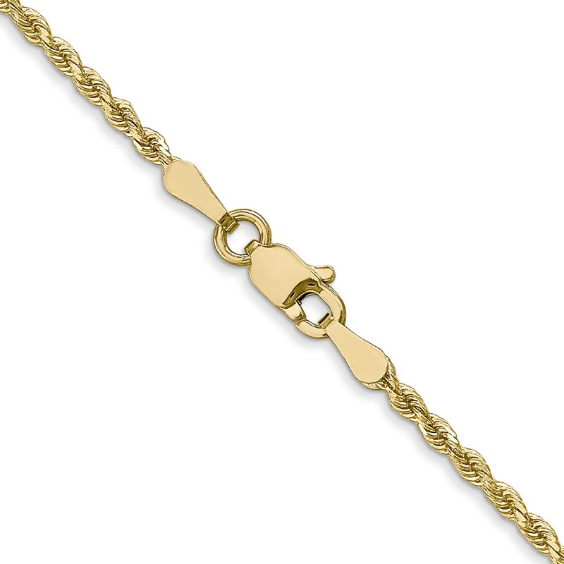 Leslie's 14K 1.75mm Diamond-Cut Rope Chain - Image 3