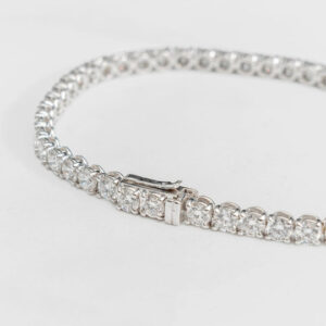 Serena - 8.00ct Lab-Grown Round Diamond Tennis Bracelet in Platinum