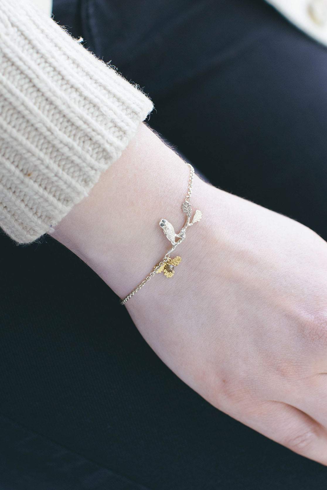Owl On Branch Bracelet - Image 2